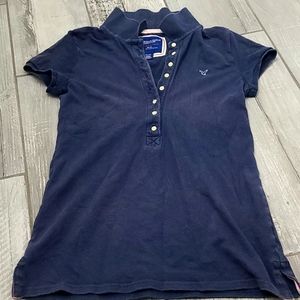 American Eagle dark blue polo